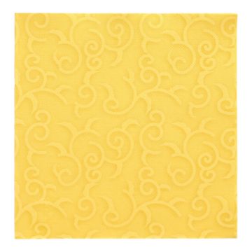Serviettes "ROYAL Collection" pliage 1/4 40 cm x 40 cm jaune "Casali"