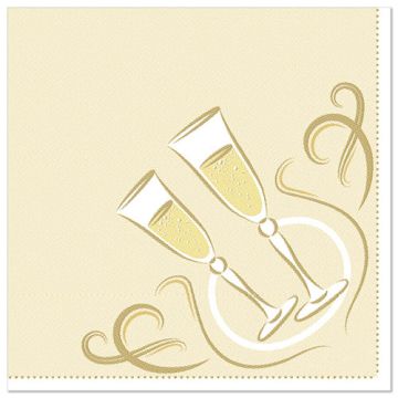 Serviettes "ROYAL Collection" pliage 1/4 40 cm x 40 cm or "Festive Moments"
