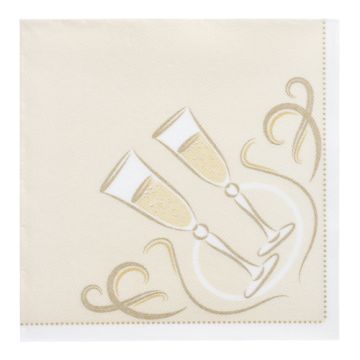 Serviettes "ROYAL Collection" pliage 1/4, 40 cm x 40 cm or "Festive Moments"