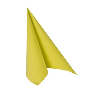 Serviettes "ROYAL Collection" pliage 1/4 25 cm x 25 cm vert anis