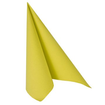 Serviettes "ROYAL Collection" pliage 1/4 40 cm x 40 cm vert anis