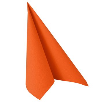 Serviettes "ROYAL Collection" pliage 1/4 40 cm x 40 cm nectarine