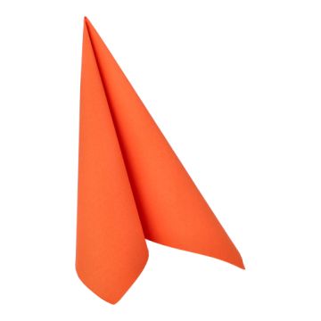 Serviettes "ROYAL Collection" pliage 1/4 40 cm x 40 cm nectarine