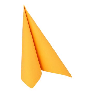 Serviettes "ROYAL Collection" pliage 1/4 40 cm x 40 cm orange