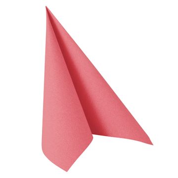 Serviettes "ROYAL Collection" pliage 1/4 40 cm x 40 cm rose