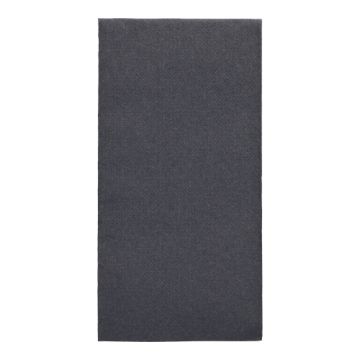 Serviettes "ROYAL Collection" pliage 1/8 40 cm x 40 cm noir