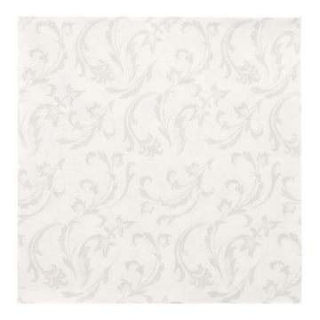 Serviettes "ROYAL Collection" pliage 1/4 40 cm x 40 cm blanc "Damascato"