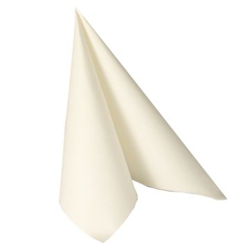 Serviettes "ROYAL Collection" pliage 1/4 48 cm x 48 cm blanc