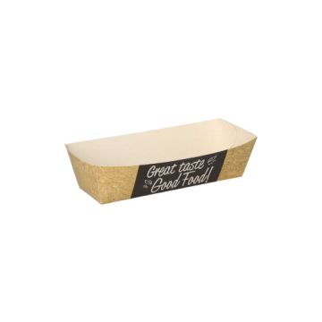 Barquettes snack, carton "pure" 4,5 cm x 12 cm "Good Food"