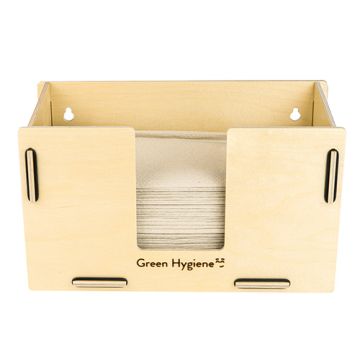 Distributeur de papier essuie-mains 16,5 cm x 28,5 cm x 15 cm naturel