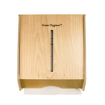 Distributeur de papier essuie-mains 31,5 cm x 28,5 cm x 15 cm naturel