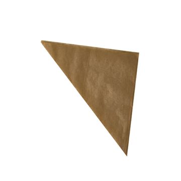 Cornets en remplacement du parchemin 27 cm x 19 cm x 19 cm marron contenance, résistant à la graisse