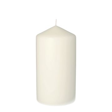 Bougie cylindrique Ø 80 mm · 150 mm blanc