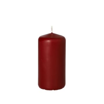 Bougie cylindrique Ø 50 mm · 100 mm bordeaux