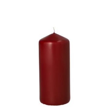 Bougie cylindrique Ø 60 mm · 130 mm bordeaux