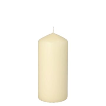 Bougie cylindrique Ø 60 mm · 130 mm crème