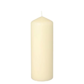 Bougie cylindrique Ø 60 mm · 165 mm crème