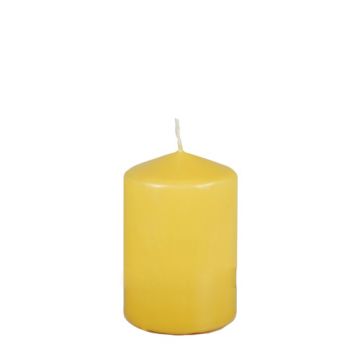 Bougie cylindrique Ø 69 mm · 100 mm jaune clair