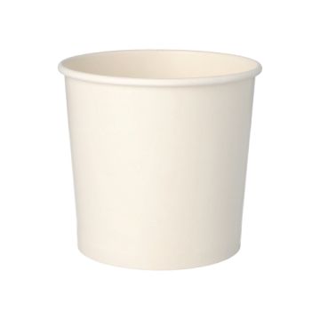 Terrines à soupe, carton "To Go" rond 770 ml Ø 11,8 cm · 10,5 cm blanc