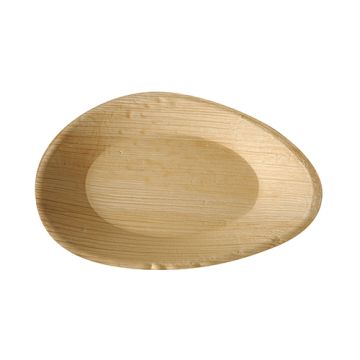 Assiettes, feuille de palmier "pure" ovale 26 cm x 17 cm x 2,5 cm