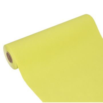Chemin de table en tissu "ROYAL Collection" 24 m x 40 cm vert anis
