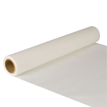 Chemin de table "ROYAL Collection" 5 m x 40 cm blanc