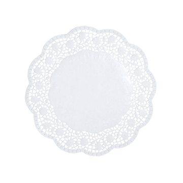 Dentelles rond Ø 18 cm blanc
