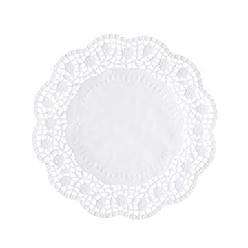 Dentelles rond Ø 20 cm blanc