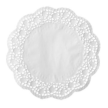 Dentelles rond Ø 32 cm blanc