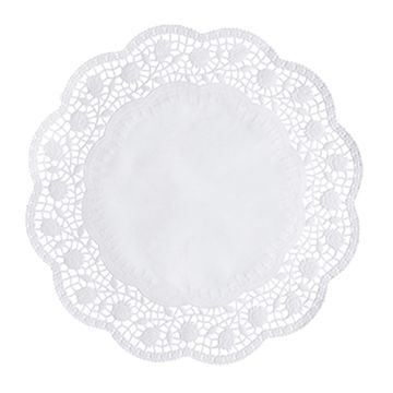 Dentelles rond Ø 33 cm blanc