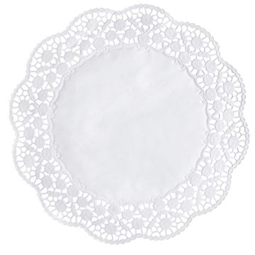 Dentelles rond Ø 36 cm blanc