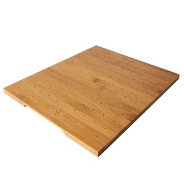 Plateau pour pique apéritifs, bambou 25 cm x 30 cm