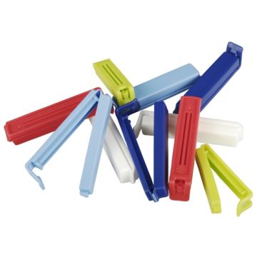 Clips de fermeture, P.P. couleurs assorties