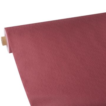Nappe, aspect textile, non tissée "soft selection plus" 25 m x 1,18 m bordeaux