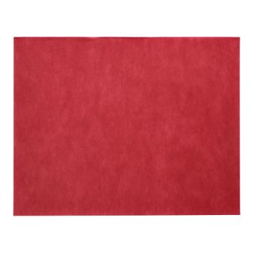 Sets de table, aspect tissu, non tissé "soft selection" 30 cm x 40 cm bordeaux