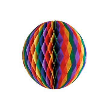 Boule décorative Ø 30 cm "Rainbow" difficilement inflammable
