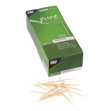 Cure dents, bois "pure" rond 6,8 cm