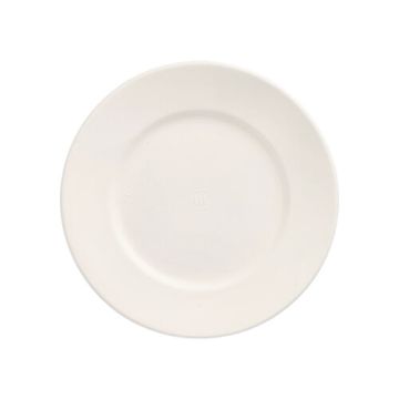 Assiettes canne à sucre "pure" rond Ø 14,5 cm · 1,2 cm blanc "Cella"
