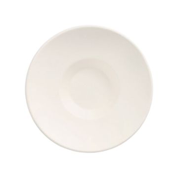 Assiettes canne à sucre "pure" rond Ø 14,5 cm · 3,5 cm blanc "Cella"