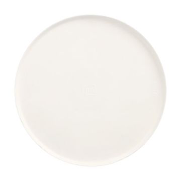 Assiettes canne à sucre "pure" rond Ø 22 cm · 1 cm blanc "Cella"