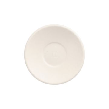 Assiettes canne à sucre "pure" rond Ø 9 cm · 1,3 cm blanc "Cella"